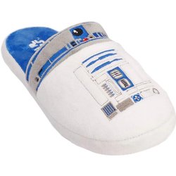 Star Wars Herren R2-D2 Hausschuhe 7 UK-8 UK weiß/blau