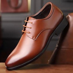 Jugend Britische Casual Business Abendschuhe Herrenschuhe Hochzeitsschuhe Innen erhöhte weiche Sohle Einzelschuhe weiche Oberfläche Arbeitsschuhe 38