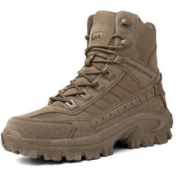Klassische Männer Stiefeletten Herren Desert Combat Stiefel Outdoor Wasserdicht Neue Männer Wanderschuhe Arbeit Sicherheit Schuhe Masculino Bota 46 braun
