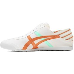 ONITSUKA TIGER Mexico 66 Paraty Weiß Rost Orange Unisex Sneakers 1183A437-107 41.5
