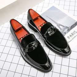 Neue männer Kleid Leder Schuhe Luxus Mode Bräutigam Hochzeit Schuhe Männer Italienischen Stil Oxford Schuhe Plus Größe 38-48 41 schwarz