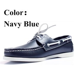 Docksides Klassische Bootsschuhe aus echtem Leder für Herren und Damen, Übergröße 36–46, Marken-Loafer 2022A043 41