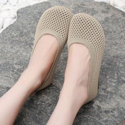 Sommer Stoffschuhe, Mesh, Atmungsaktiv, Rutschfest, Bequeme Freizeit-Sandalen, Schwarze Arbeitsschuhe 41