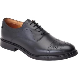 Base London Herren Corbin Leder Oxford Schuhe 9 UK schwarz