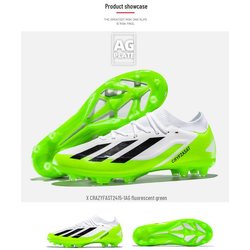 Messi Falcon Fußballschuhe für Herren: Rutschfeste, lange Stollen für Jugendwettkämpfe 39