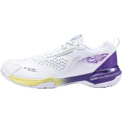 Li Ning Blade Pro Stoßdämpfende Abriebfeste Rutschfeste Low Top Badminton Schuhe Unisex Sneaker Weiß AYAT005-6 46⅓