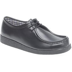 Route 21 Herren-Schürze aus beschichtetem Leder für Para-Schuhe 8 UK schwarz