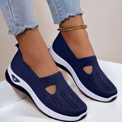 Schuhe Sommer Atmungsaktive Sandalen Rutschfeste Weiche Sohle, Freizeitschuhe Wanderschuhe 39 navy blau
