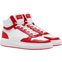 Mallet Damen/Damen Hoxton Leder High-Top Sneaker 6 UK rot