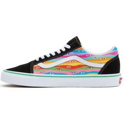 Vans Sesamstraße x Old Skool Regenbogenstreifen Unisex Sneaker Mehrfarbig VN000D3HBMB 37