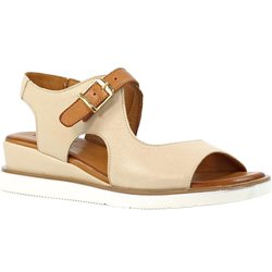 Lunar Damen/Damen Frühling Leder Keilsandalen 7 UK natur