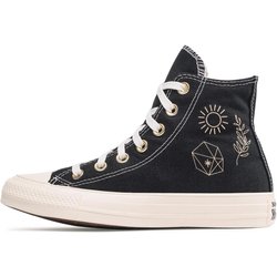 Converse Chuck Taylor All Star High Golden Elements Damen Sneaker Schwarz Hellgold Egret A02209C 41.5