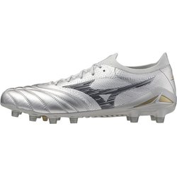 Mizuno Morelia Neo 4 Beta Japan Bequeme Langlebige Rutschfeste Verschleißfeste Fußballschuhe Unisex Fußballschuhe Silber P1GA254004 42.5