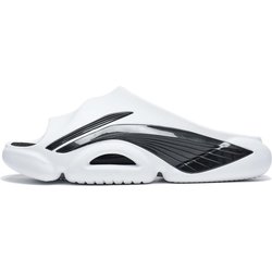 Li Ning Badfive Slide EVA Pantoletten Herrenschuhe Weiß Schwarz ABTT003-1 43⅔
