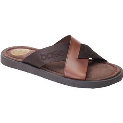 Base London Herren Webb Leder-Pantoletten 6 UK