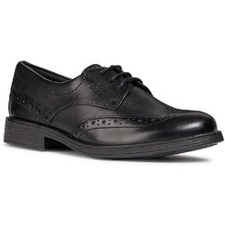 Geox Girls Agata Lackschuhe 3 UK schwarz