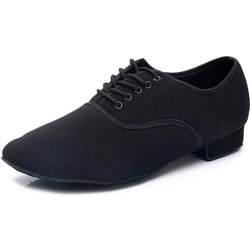 2,5 cm niedrige Absätze für Herren, Morden, Ballsaal-Tanzschuhe für den Innenbereich 39 schwarz