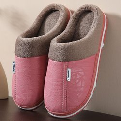 Hausschuhe Weiche Hausschuhe Anti-Schlupfschuhe Indoor Für Männer und Frauen Winterschuhe 36-37 rosa