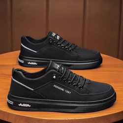 Frühling Herrenschuhe Atmungsaktive Schuhe Herren Trend All Match Anti-Rutsch-Wear Sport Freizeitschuhe Boardschuhe Modische Schuhe 44