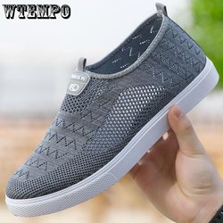 Herren Freizeitschuhe Bequeme Laufschuhe Mode Walking Schuhe Herren Sneaker Leicht Atmungsaktiv Old Beijing Stoffschuhe 44 grau