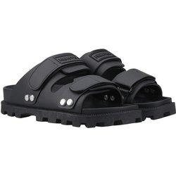 Hunter Damen-/Damen-Vegane Sandalen 8 UK schwarz
