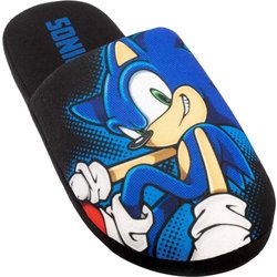 Sonic The Hedgehog Herren Hausschuhe 9 UK-10 UK schwarz