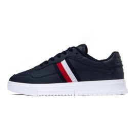 Tommy Hilfiger Lederstreifenschuhe FM0FM04824 DW5 Größe 42 42
