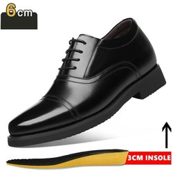 Mode Schuhe mit Erhöhung für Herren, Abendschuhe mit 3/6/8 cm, Herrenschuhe, formelle Schuhe, klassische Business-Schuhe, Luxus-Oxfords für Herren, Anzugschuhe 40