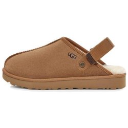 UGG Leather Versatile Comfortable Open-Toe Slippers Women slippers Brown 1153516-CHE 37