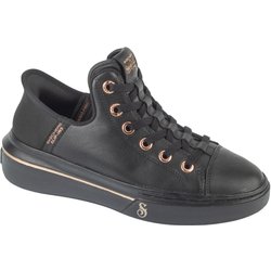 Skechers Slip-Ins: Snoop One - OG Leather, schwarze Damen-Sneaker 39,5 schwarz