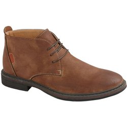 Goor 3-Ösen-Wüstenstiefel aus Synthetik-Nubukleder für Herren 9 UK hellbraun