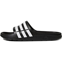 adidas Duramo Slide Schwarz Unisex Sneaker Weiß G15890 46
