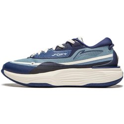 Neue LiNing SOFT WARM Rutschfeste Abriebfeste Low Top Freizeitschuhe Herren Softgrau Blau Dunkles Schiffsblau AGLT121-3 43