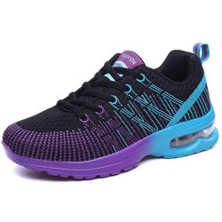 Sport Laufschuhe Frau Outdoor Atmungsaktive Bequeme Schuhe Leichte Sportliche Mesh Turnschuhe 36 violett