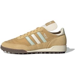 Adidas Originals Mundial Team Comfortable Lightweight Durable Soccer Shoes Unisex Soccer Shoes Light-Brown JI3509 42⅔
