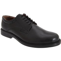 Scimitar Mens Plain Gibson gepolsterte Schuhe 9 UK schwarz
