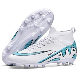 Neue Fußballschuhe für Erwachsene pink Jungen und Mädchen Teenager Kinder Studenten lange Nägel AG gebrochene Nägel TF Training 43