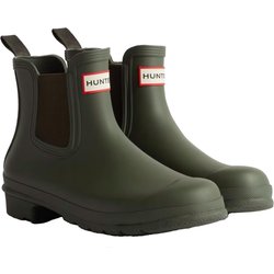 Hunter Damen/Damen Original Chelsea Boots 6 UK olivgrün dunkel