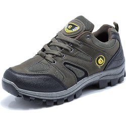 Outdoor-Wanderschuhe Damen Leichte wasserdichte Wanderschuhe Atmungsaktive rutschfeste verschleißfeste Laufsportschuhe 39 dunkelgrüne