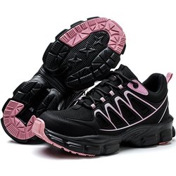 Mode ZLMY Neue Frauen Sicherheitsschuhe Stahlkappe Turnschuhe Pannensichere Arbeitsschuhe Atmungsaktive Frauen Arbeit Sicherheitsstiefel Plattform Anti-smash 39