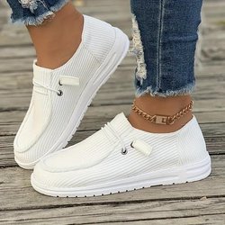 Damen Einfarbige Schuhe, Lässige Schnürschuhe für Outdoor, Leichte Low-Top Sneaker 38 weiß