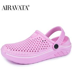 Mode Herren Damen Sommer Clogs rutschfeste Unisex Strand Atmungsaktive Sandalen Garten Bad Hausschuhe Schuhe 39 rosa