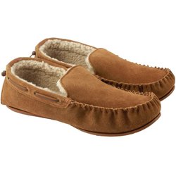 Eastern Counties Leder Herren Owen Berber Wildleder Mokassins 9 UK kastanienbraun