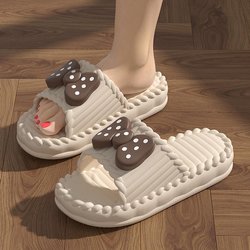 Eva-Hausschuhe mit dicker Sohle, rutschfest, für den Sommer – leise Unisex-Sandalen 40-41
