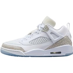 Neu JORDAN Spizike Low Weiß Metallic Silber Barely Blue Neutral Grau FQ1759-103 43