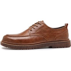 Handgefertigte Herrenschuhe aus echtem Leder, bequeme lässige Lederschuhe, Mokassins, flache Herrenschuhe 44 braun