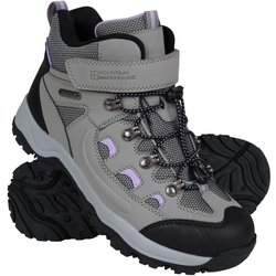 Mountain Warehouse Adventurer Adaptive wasserdichte Wanderstiefel für Damen/Damen 6 UK licht grau