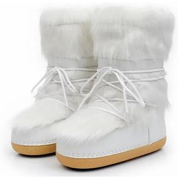 Modemarke Mode Damenstiefel Europäische und amerikanische Mode Weltraumstiefel Wolle Brot Schuhe Schneestiefel Plüsch Thermo Damenschuh 2024 35-36