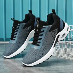 Road Runners für Herren in lebendigen Farbblöcken – atmungsaktive, bequeme, rutschfeste, verschleißfeste Sneaker und lässiger Stil für Fitnessschuhe für jeden Tag 44 blau