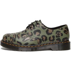 DR. Martens Leder Mode Leopardenmuster Low-Top Freizeitschuhe Unisex Freizeitschuhe Khaki-Grün 27686384 36